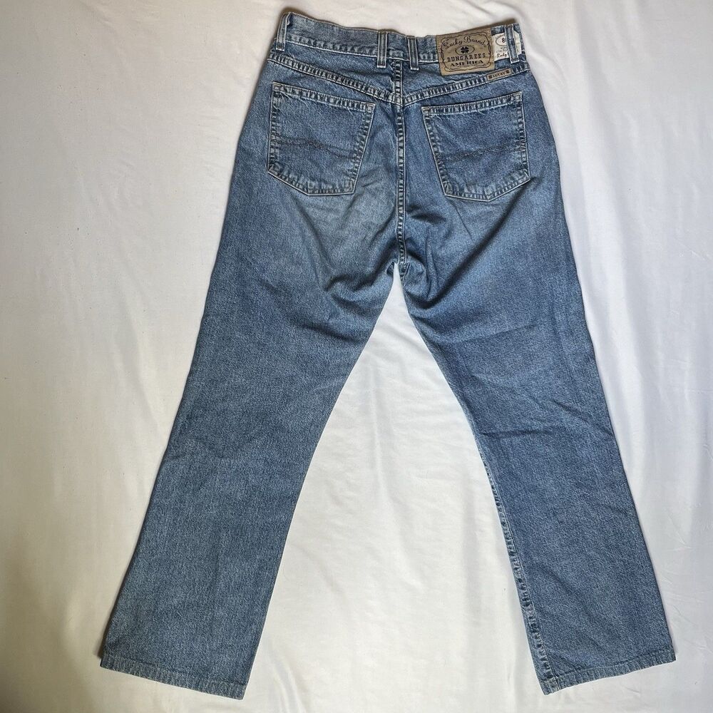 VTG Lucky Brand Dungarees Low Rise Flare 86 Gene Montesano Jeans 10/30 30/29 Y2K